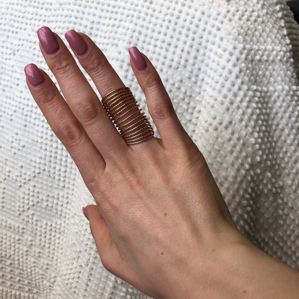 SOLD Fun coil ring